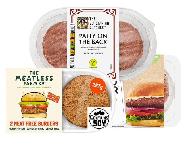 Shop for vegan burgers at Vegan Supermarket